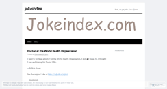 Desktop Screenshot of jokeindex.wordpress.com