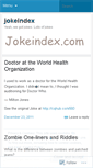 Mobile Screenshot of jokeindex.wordpress.com