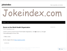 Tablet Screenshot of jokeindex.wordpress.com