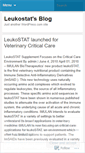 Mobile Screenshot of leukostat.wordpress.com