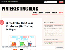 Tablet Screenshot of pinterestingblog.wordpress.com