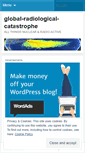 Mobile Screenshot of globalradiologicalcatastrophe.wordpress.com