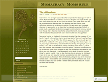 Tablet Screenshot of momacracy.wordpress.com