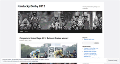 Desktop Screenshot of kentuckyderby2012.wordpress.com