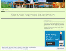 Tablet Screenshot of idproperti.wordpress.com