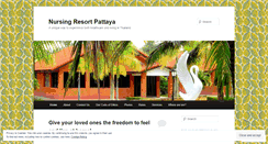 Desktop Screenshot of nursingresortpattaya.wordpress.com