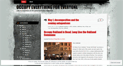 Desktop Screenshot of globaloccupation.wordpress.com