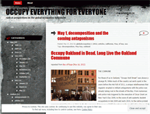 Tablet Screenshot of globaloccupation.wordpress.com