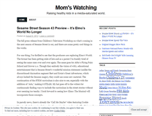 Tablet Screenshot of momswatching.wordpress.com