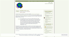 Desktop Screenshot of paxpac.wordpress.com