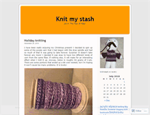 Tablet Screenshot of knitmystash.wordpress.com