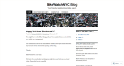 Desktop Screenshot of bikewatchnyc.wordpress.com