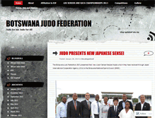 Tablet Screenshot of botswanajudo.wordpress.com