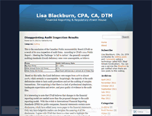 Tablet Screenshot of lisablackburnca.wordpress.com