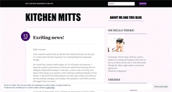 Desktop Screenshot of kitchenmitts.wordpress.com