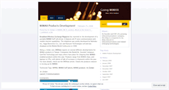 Desktop Screenshot of goingwimax.wordpress.com