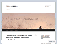 Tablet Screenshot of faithfulnibbles.wordpress.com