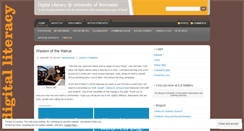 Desktop Screenshot of digitalliteracyuow.wordpress.com