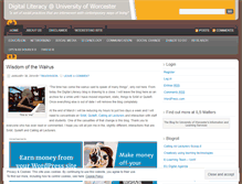 Tablet Screenshot of digitalliteracyuow.wordpress.com