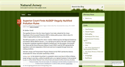 Desktop Screenshot of naturaljersey.wordpress.com