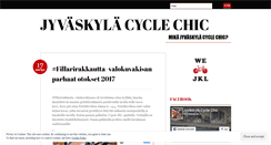 Desktop Screenshot of jyvaskylacyclechic.wordpress.com
