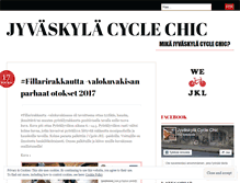 Tablet Screenshot of jyvaskylacyclechic.wordpress.com
