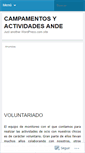 Mobile Screenshot of andejuventud.wordpress.com