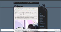 Desktop Screenshot of jovemteen.wordpress.com