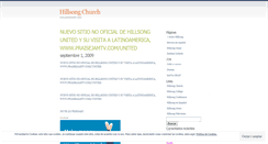 Desktop Screenshot of hillsong.wordpress.com