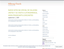 Tablet Screenshot of hillsong.wordpress.com