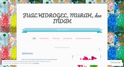Desktop Screenshot of jualhidrogelonline.wordpress.com