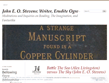 Tablet Screenshot of jhstevens.wordpress.com