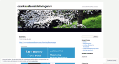 Desktop Screenshot of ozarksustainablelivinguniv.wordpress.com
