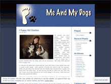 Tablet Screenshot of meandmydogshortstories.wordpress.com
