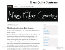 Tablet Screenshot of maryqcontrary.wordpress.com