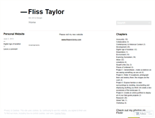 Tablet Screenshot of flisstaylor.wordpress.com