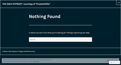 Desktop Screenshot of ersatzcoffee.wordpress.com