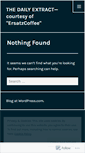 Mobile Screenshot of ersatzcoffee.wordpress.com