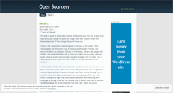 Desktop Screenshot of opensourcery.wordpress.com