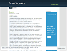 Tablet Screenshot of opensourcery.wordpress.com