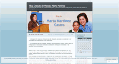 Desktop Screenshot of maestramartamartinez.wordpress.com
