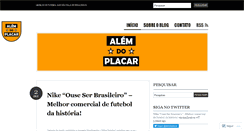 Desktop Screenshot of alemdoplacar.wordpress.com