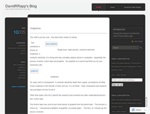 Tablet Screenshot of davidrrapp.wordpress.com