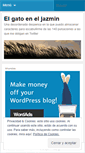 Mobile Screenshot of elgatoeneljazmin.wordpress.com