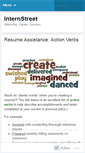 Mobile Screenshot of internstreet.wordpress.com