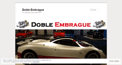 Desktop Screenshot of dobleembrague.wordpress.com