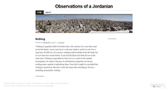 Desktop Screenshot of jordanianobservations.wordpress.com