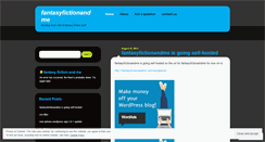 Desktop Screenshot of fantasyfictionandme.wordpress.com