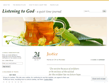 Tablet Screenshot of listeningtogod.wordpress.com