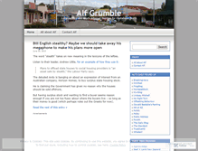 Tablet Screenshot of alfgrumblemp.wordpress.com